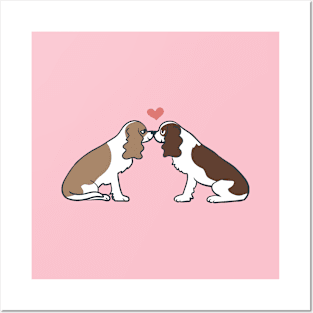 Cavalier King Charles Kisses Posters and Art